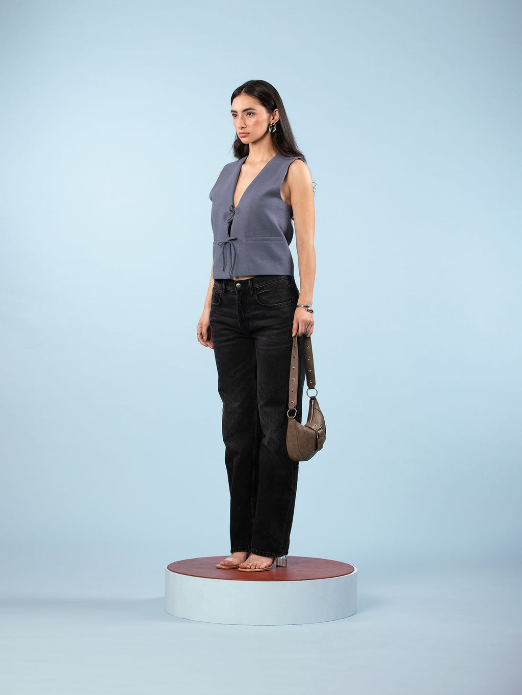 Vest with Bow Closure