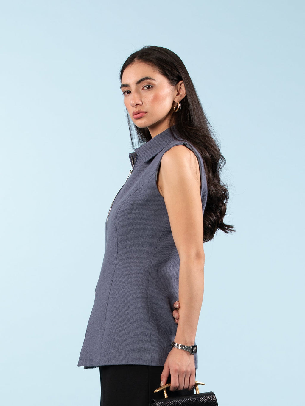 Vest with Zipper Closure