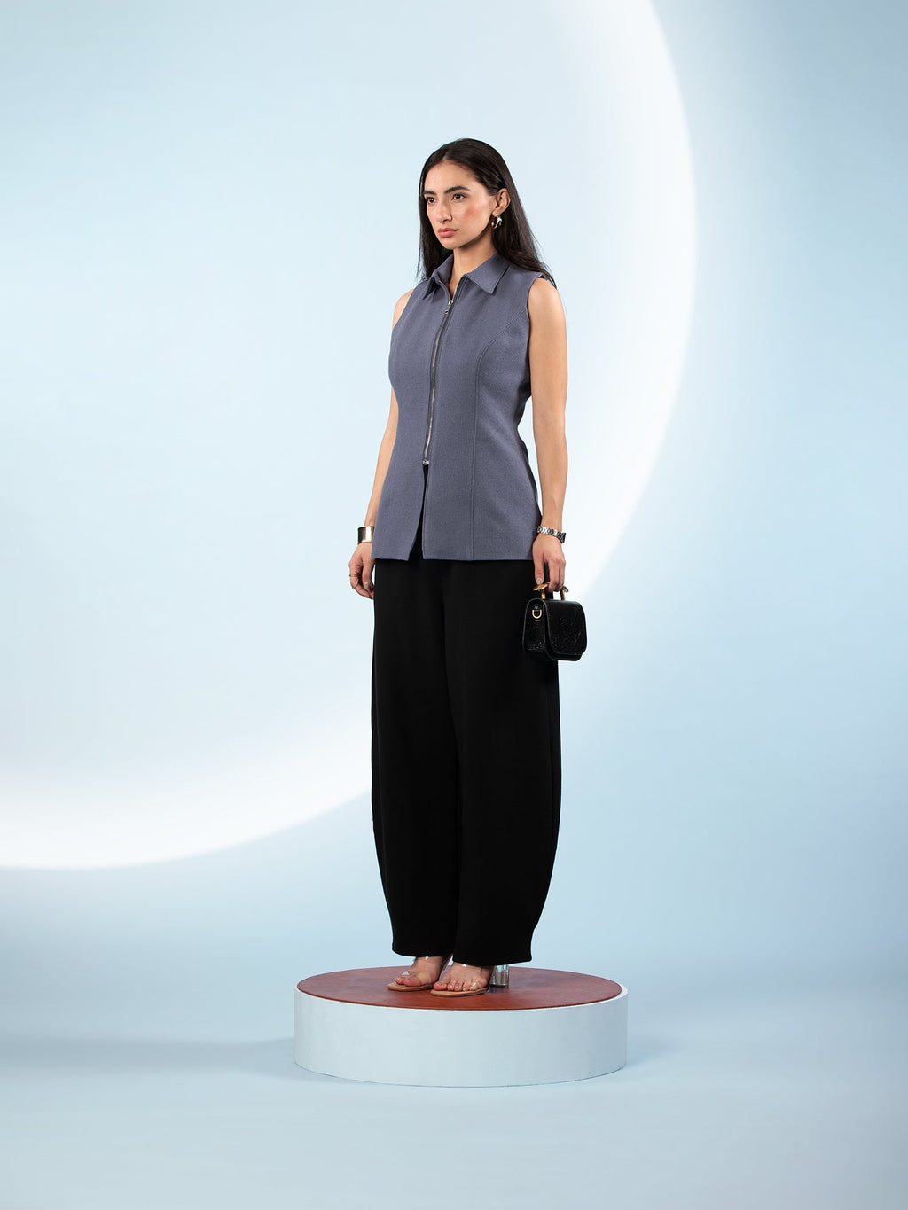 Vest with Zipper Closure