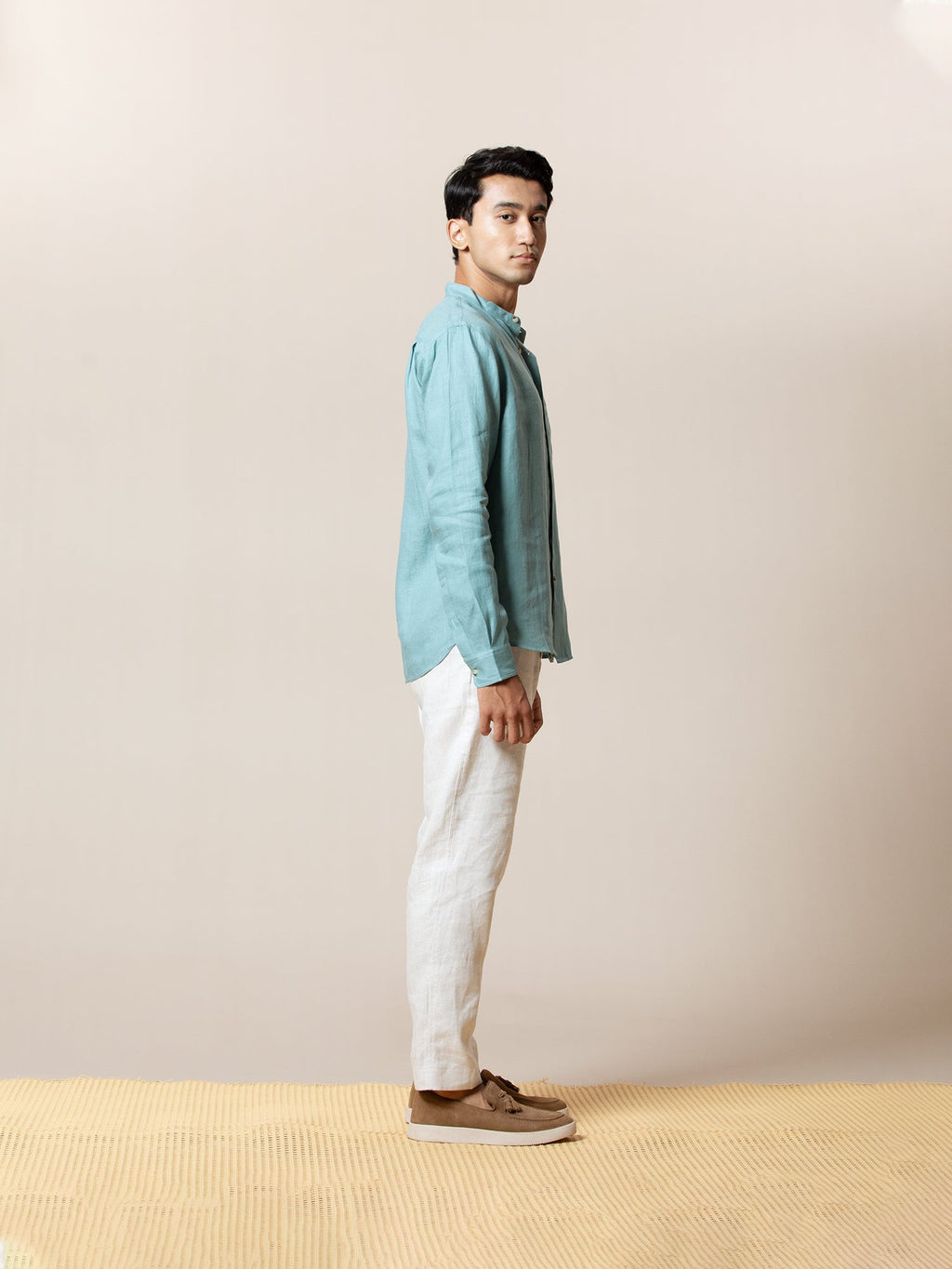 Mandarin Collared Shirt