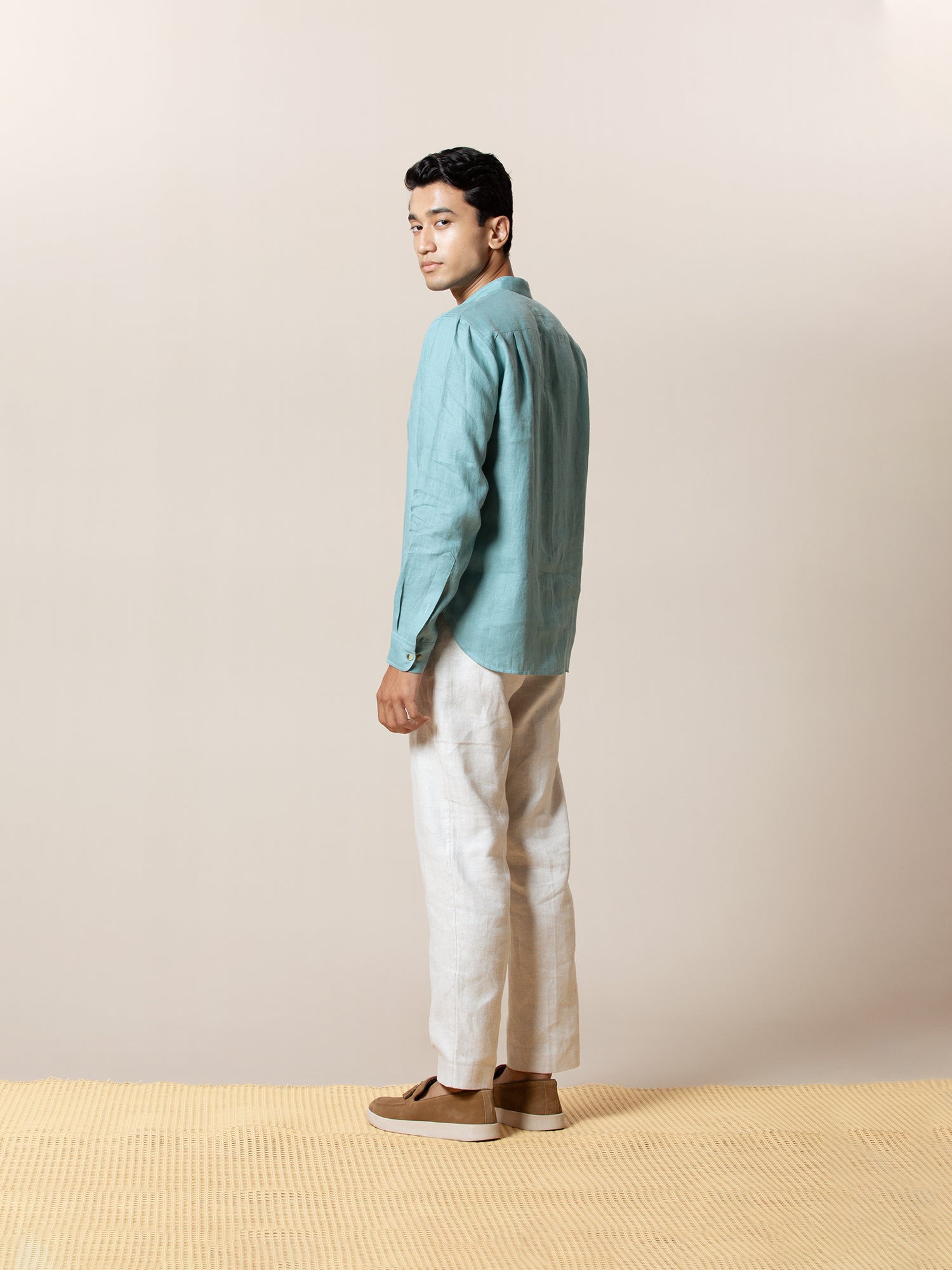 Mandarin Collared Shirt