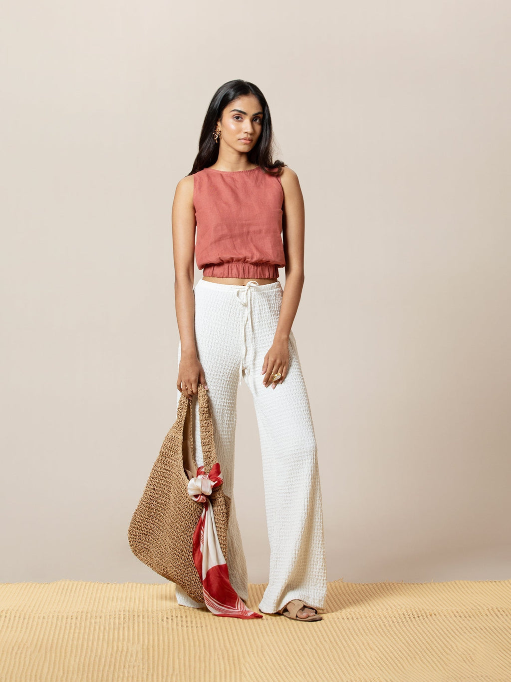 Boat neck Crop Top