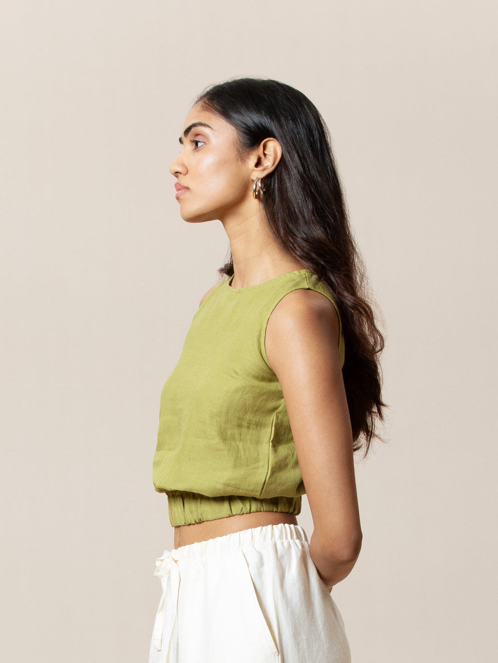 Boat neck Crop Top