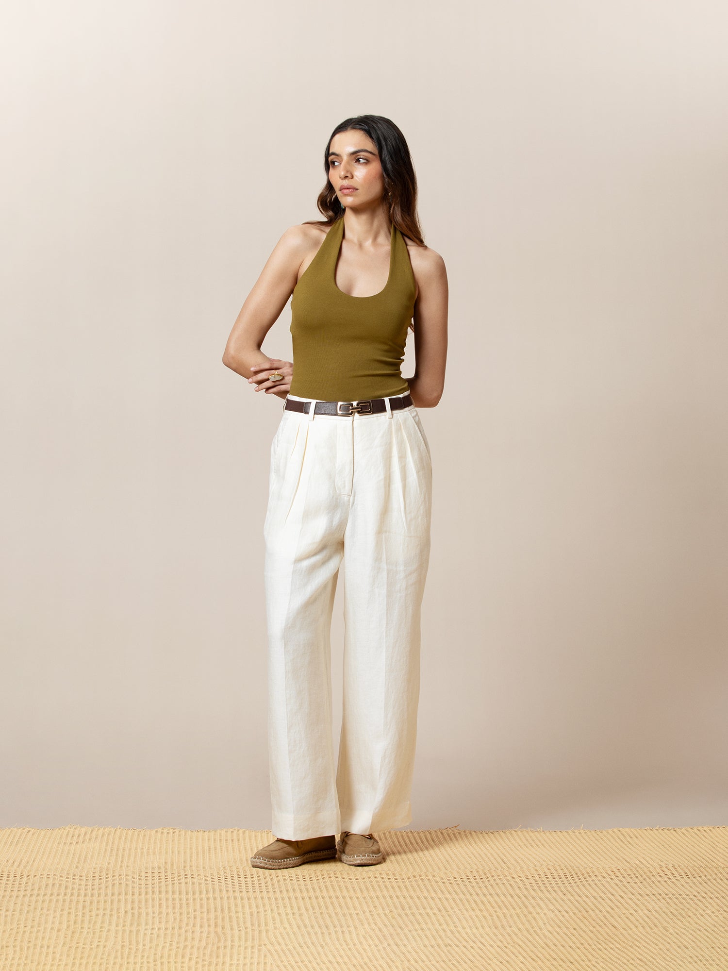 Pleated Trouser
