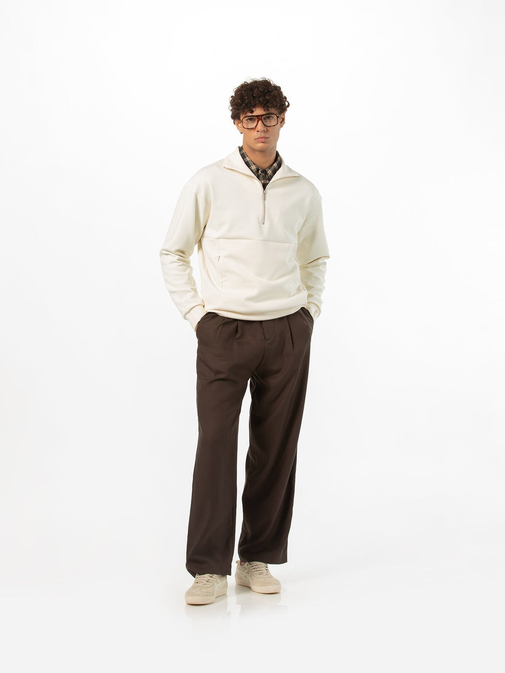 Quarter-zip sweatshirt