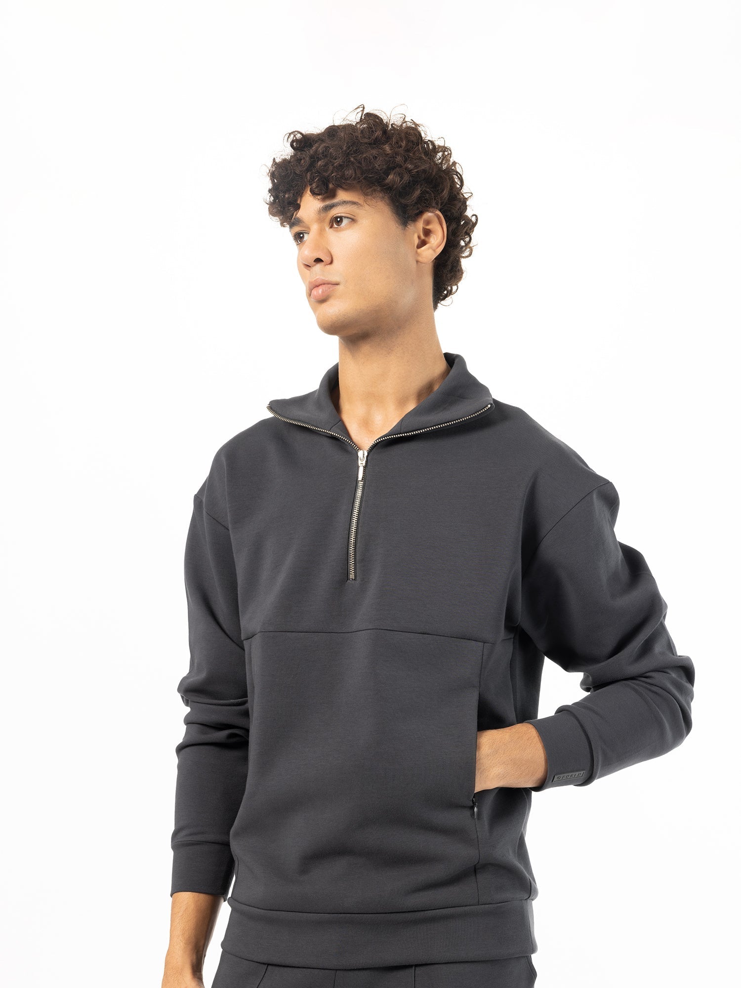 Quarter-zip sweatshirt