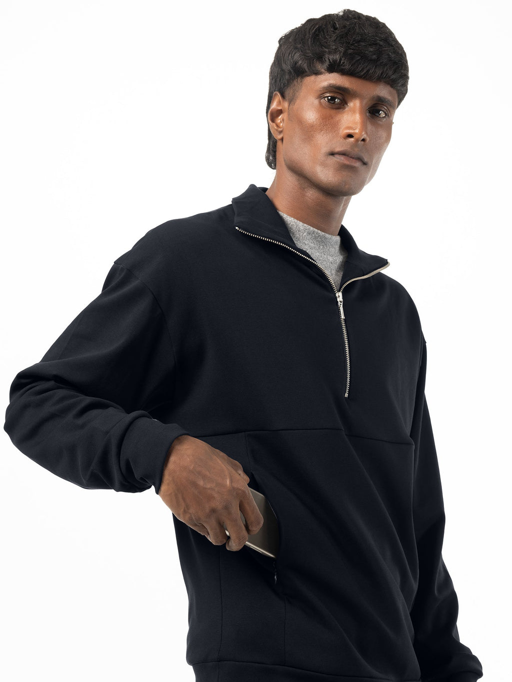 Quarter-zip sweatshirt