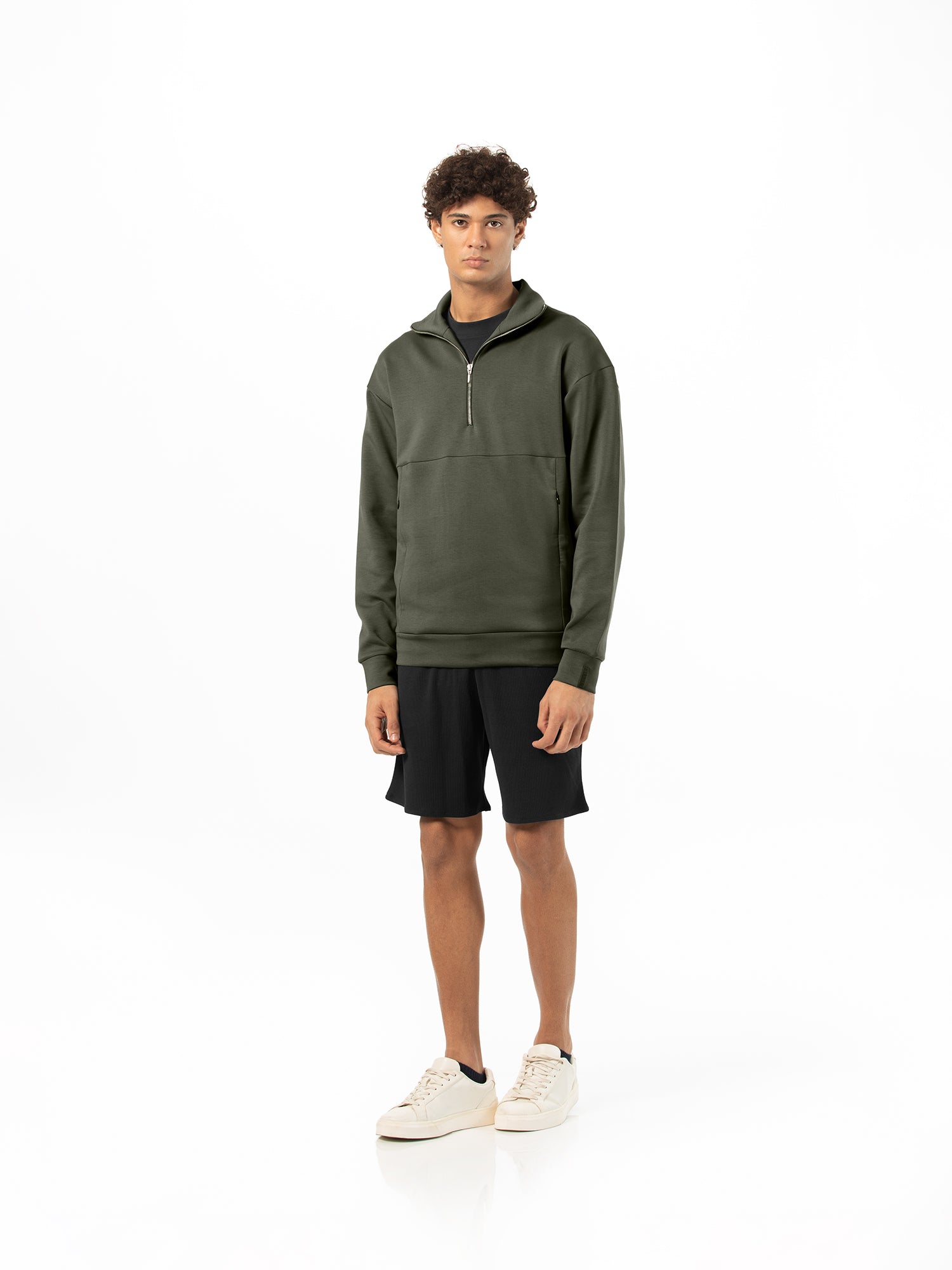 Quarter-zip sweatshirt