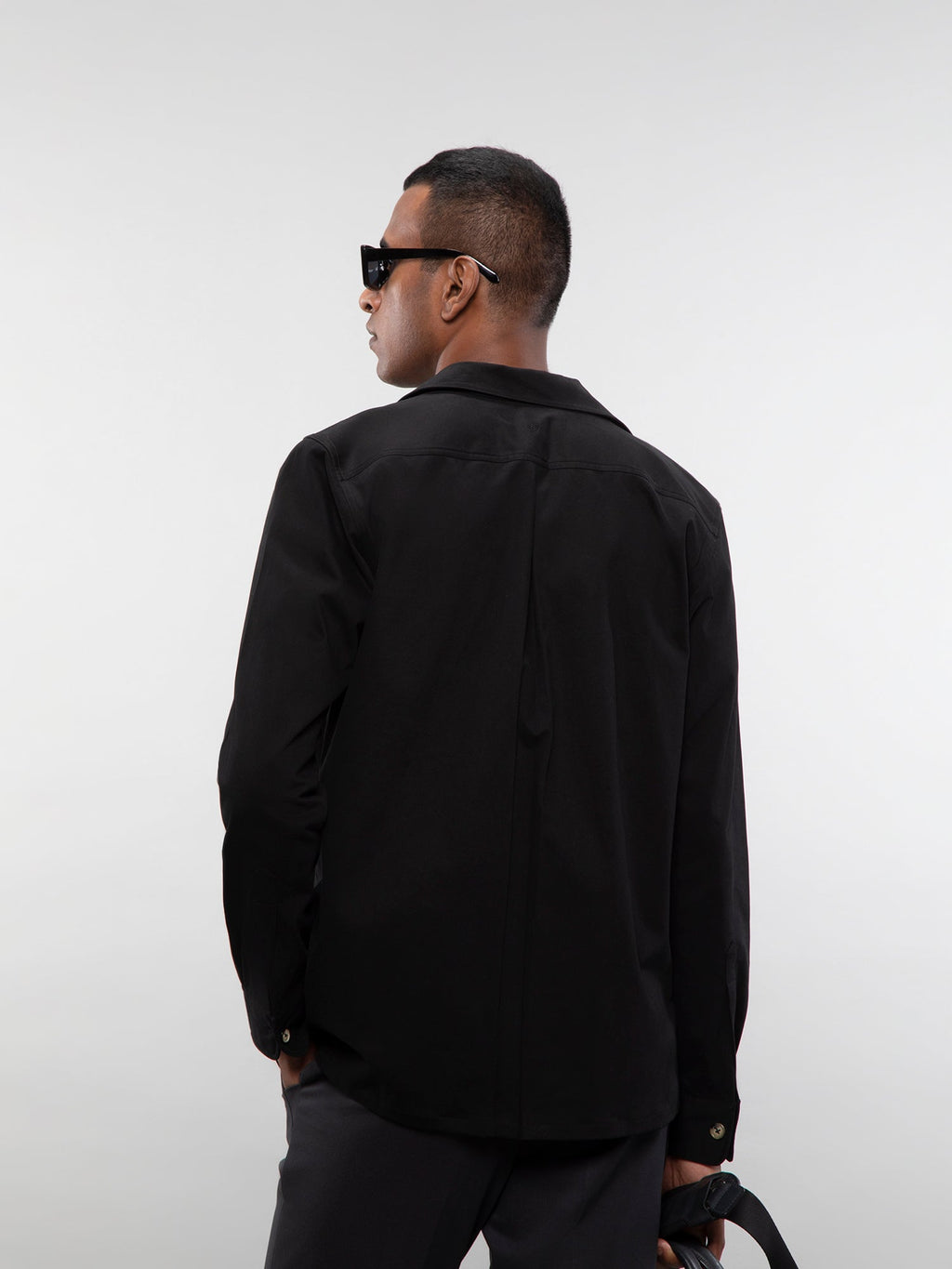 Camp collar overshirt