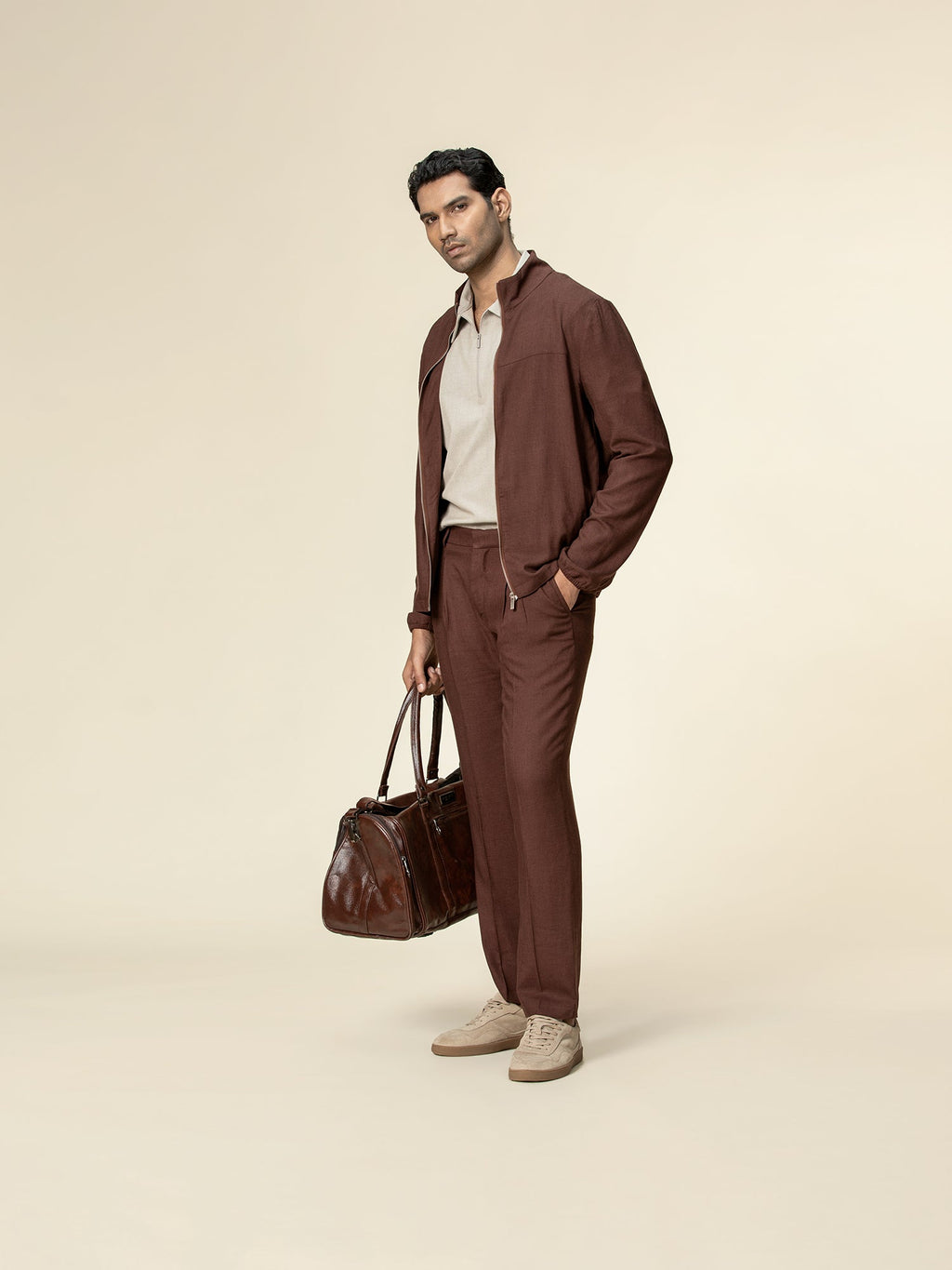 Double Pleat Trouser