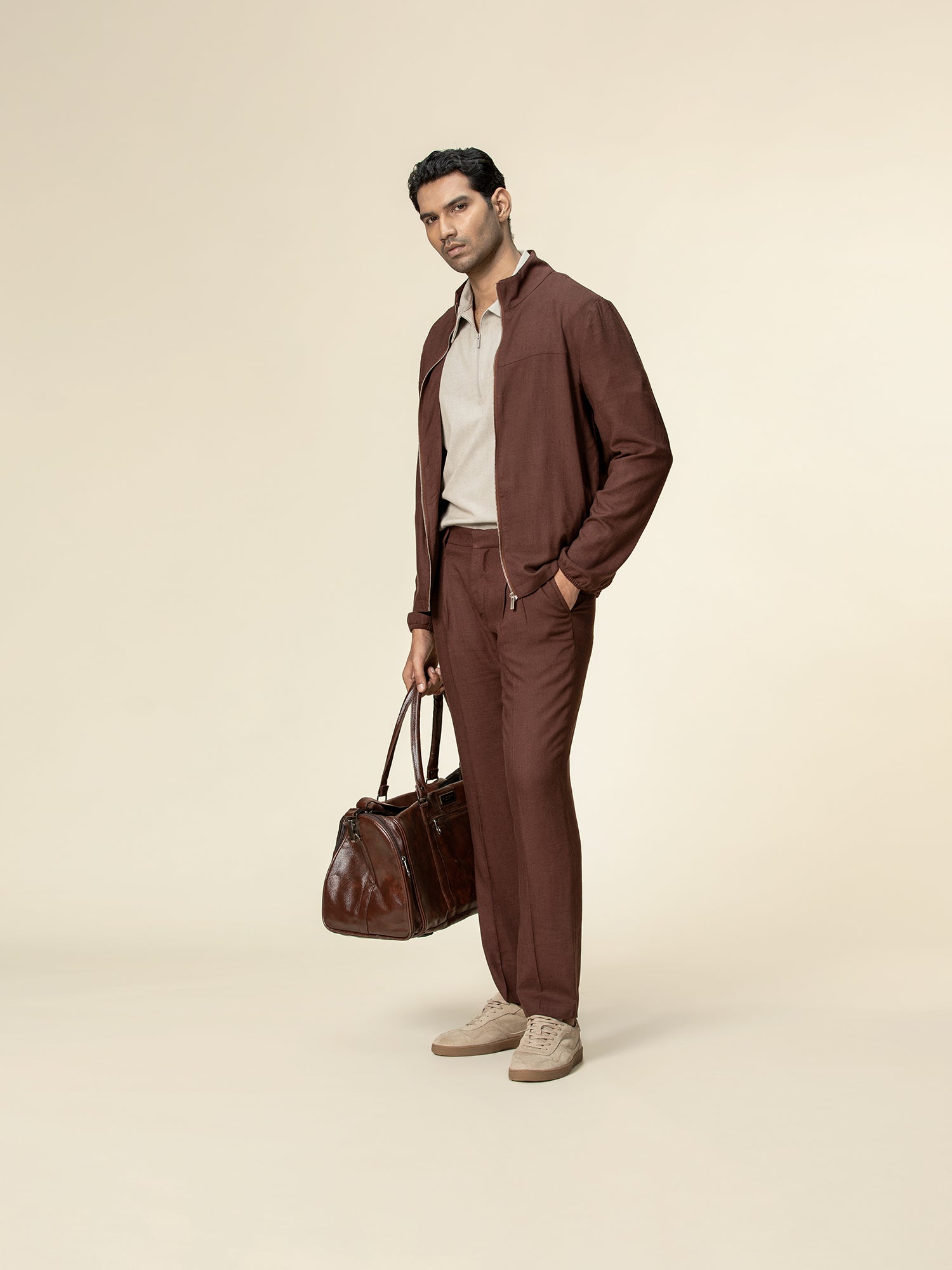 Double Pleat Trouser