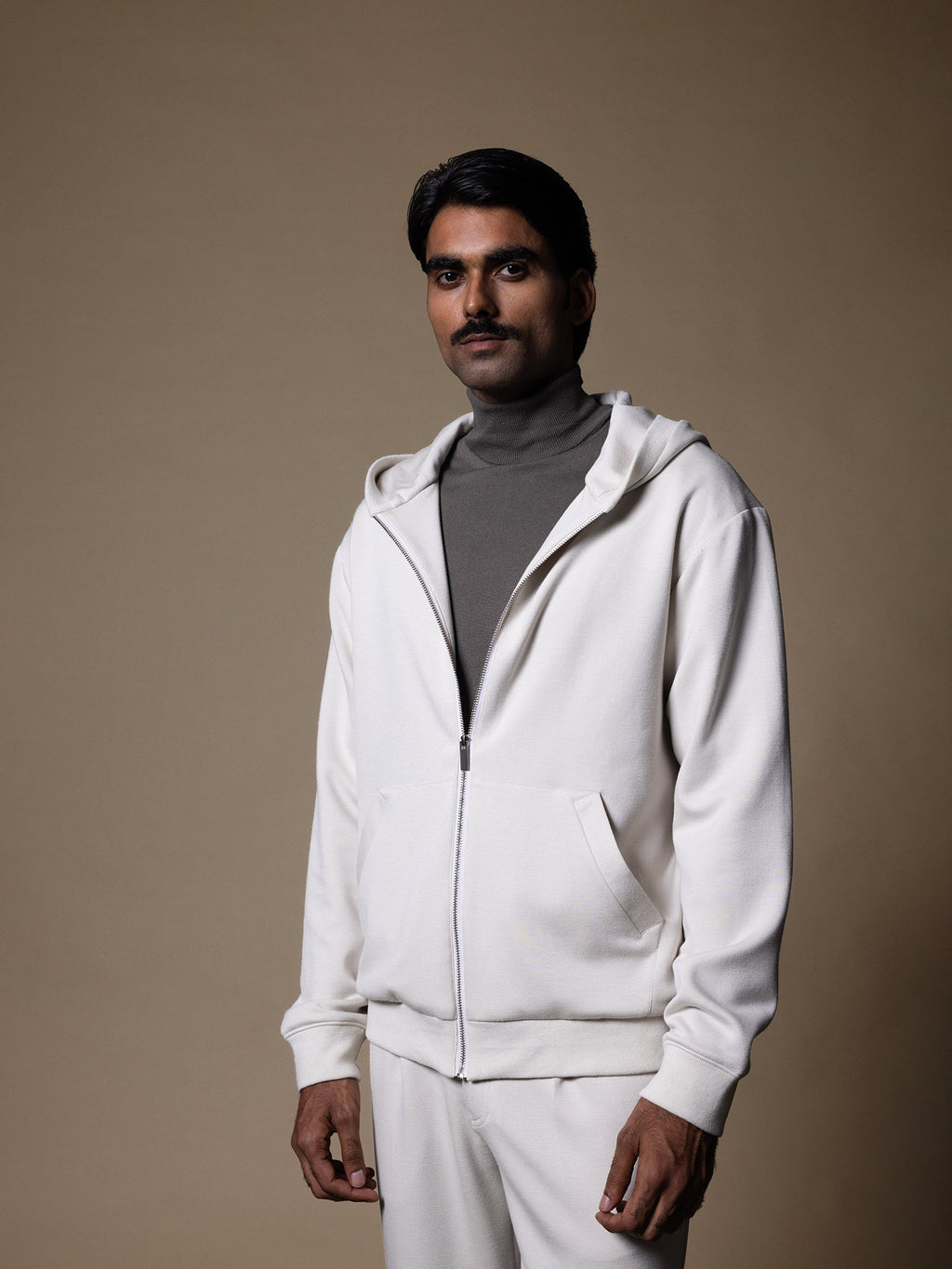Thermal Zipper Hoodie