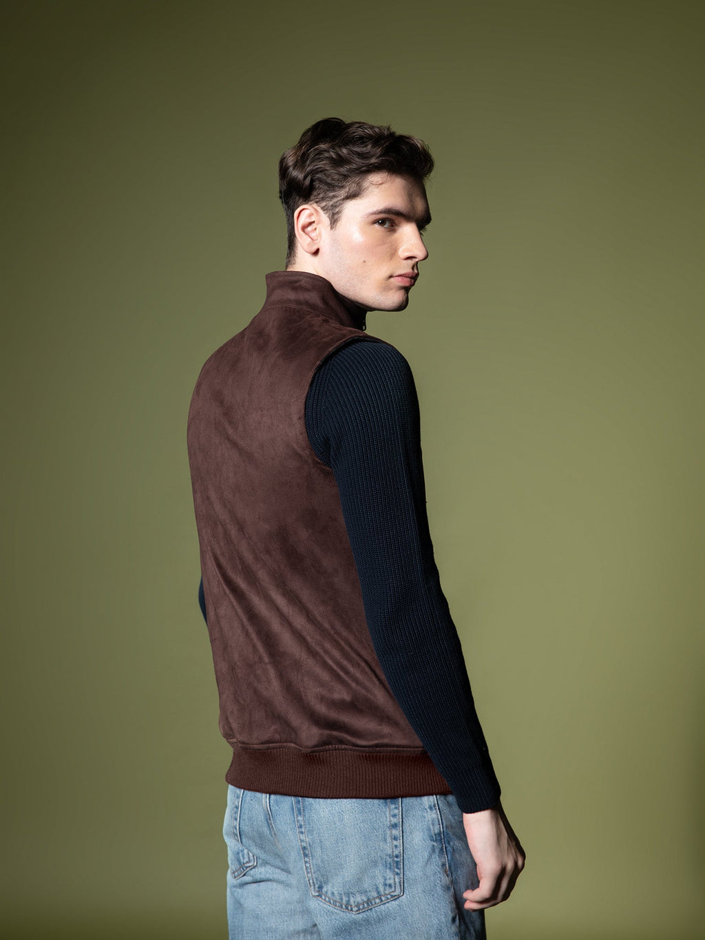 Suede Vest