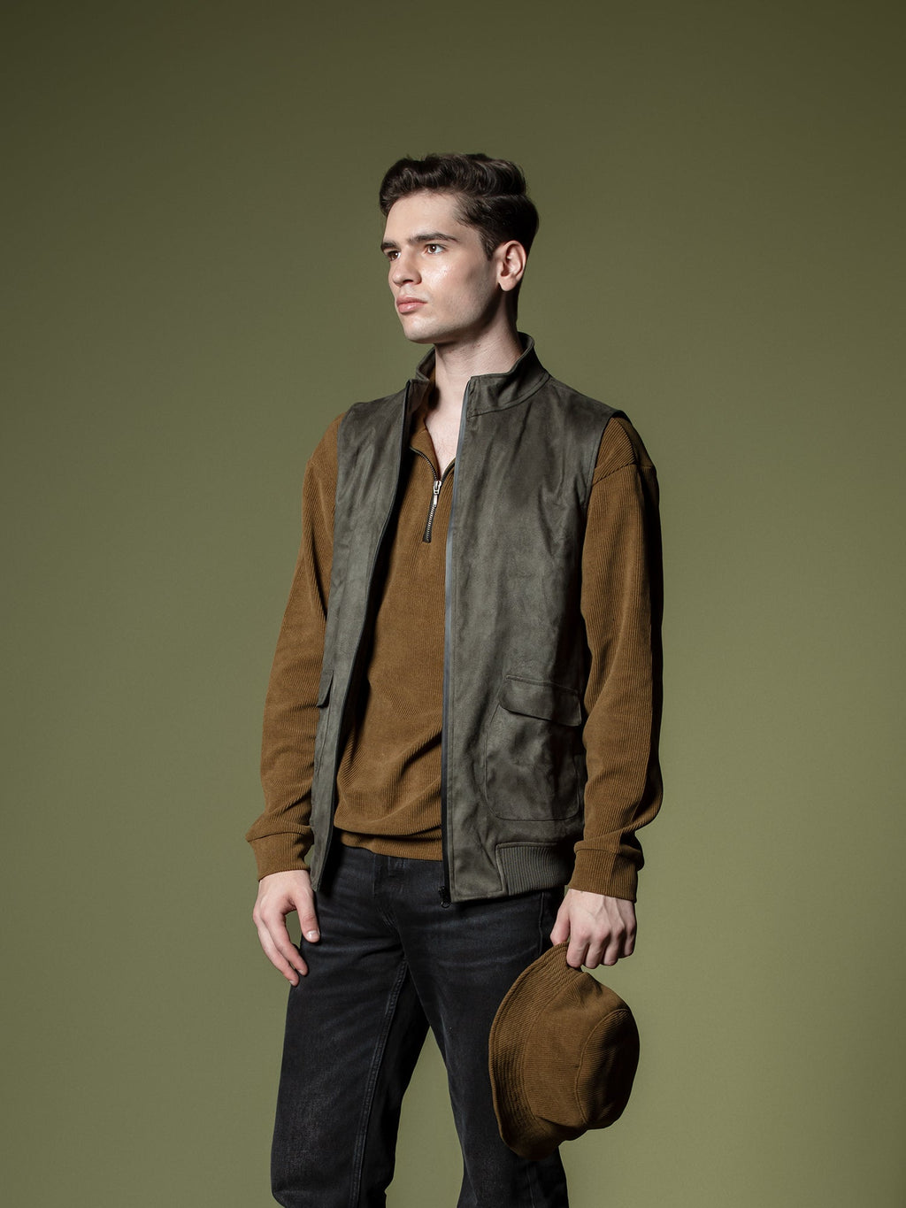 Suede Vest