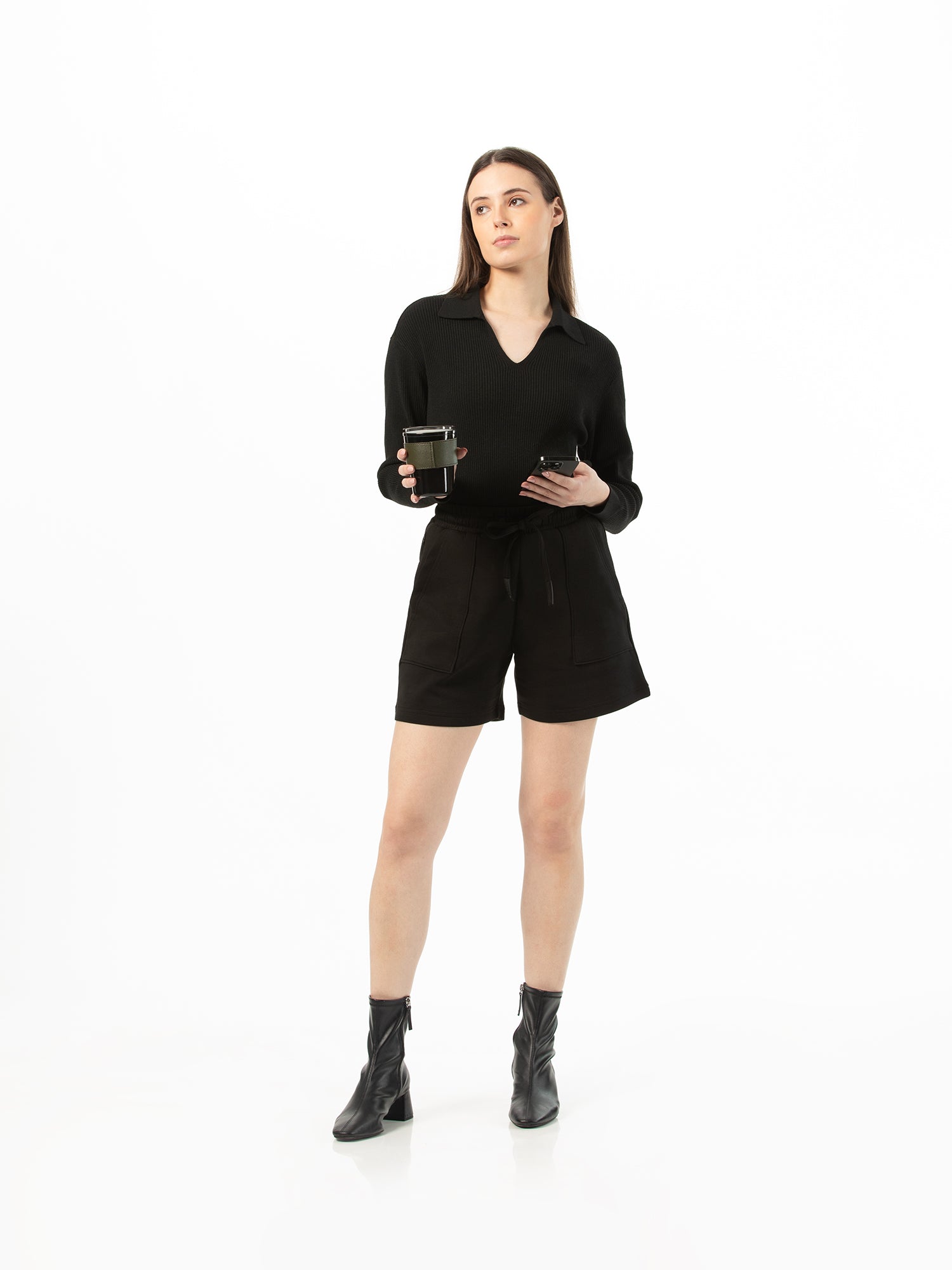 Three pocket sweatshorts