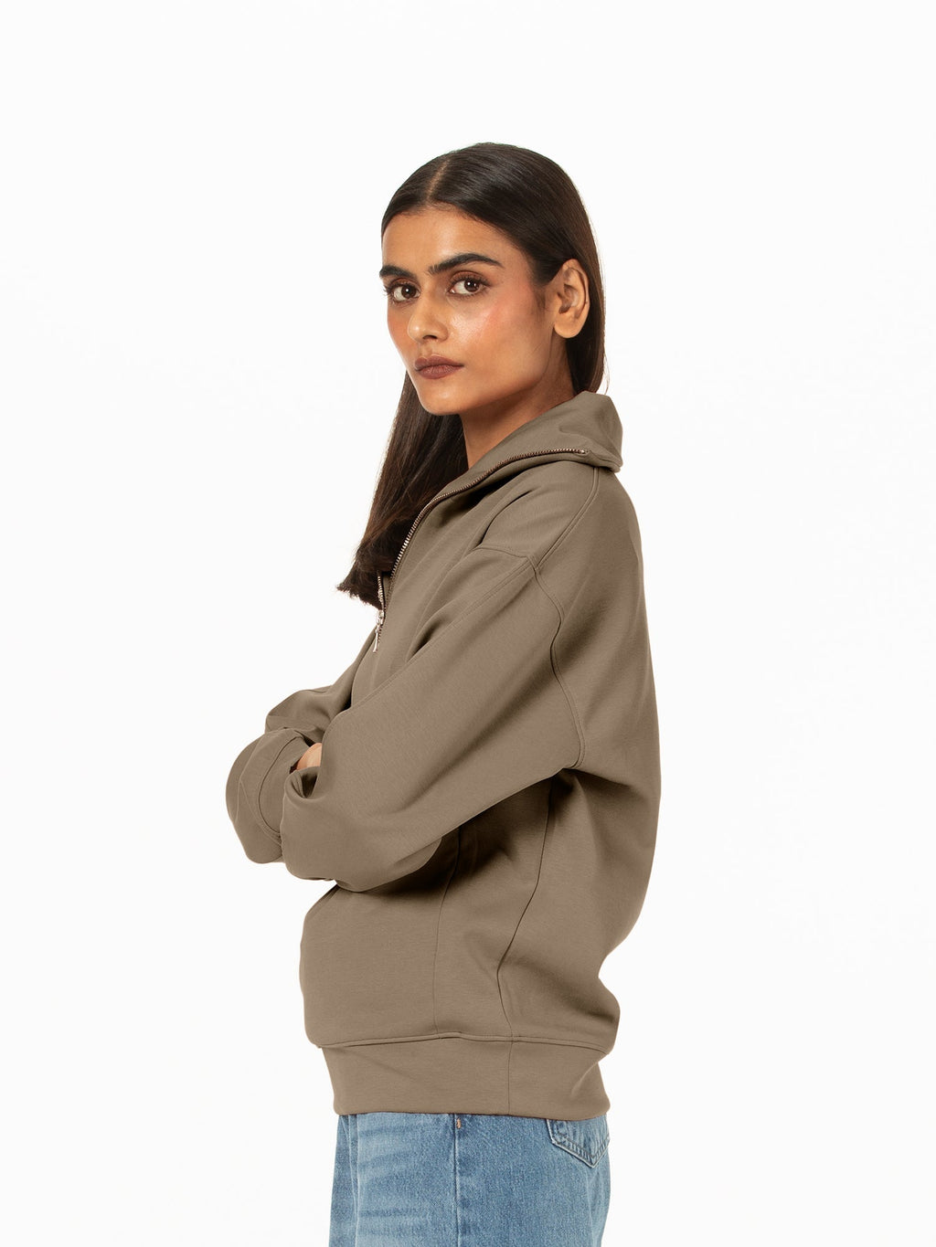 Quarter-zip sweatshirt