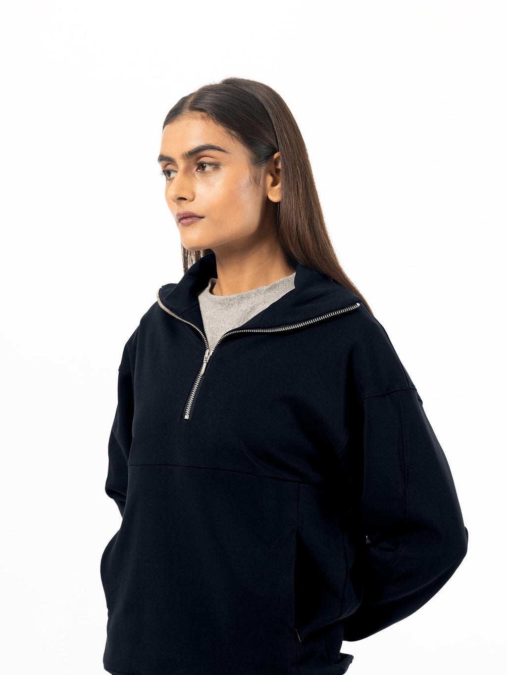 Quarter-zip sweatshirt