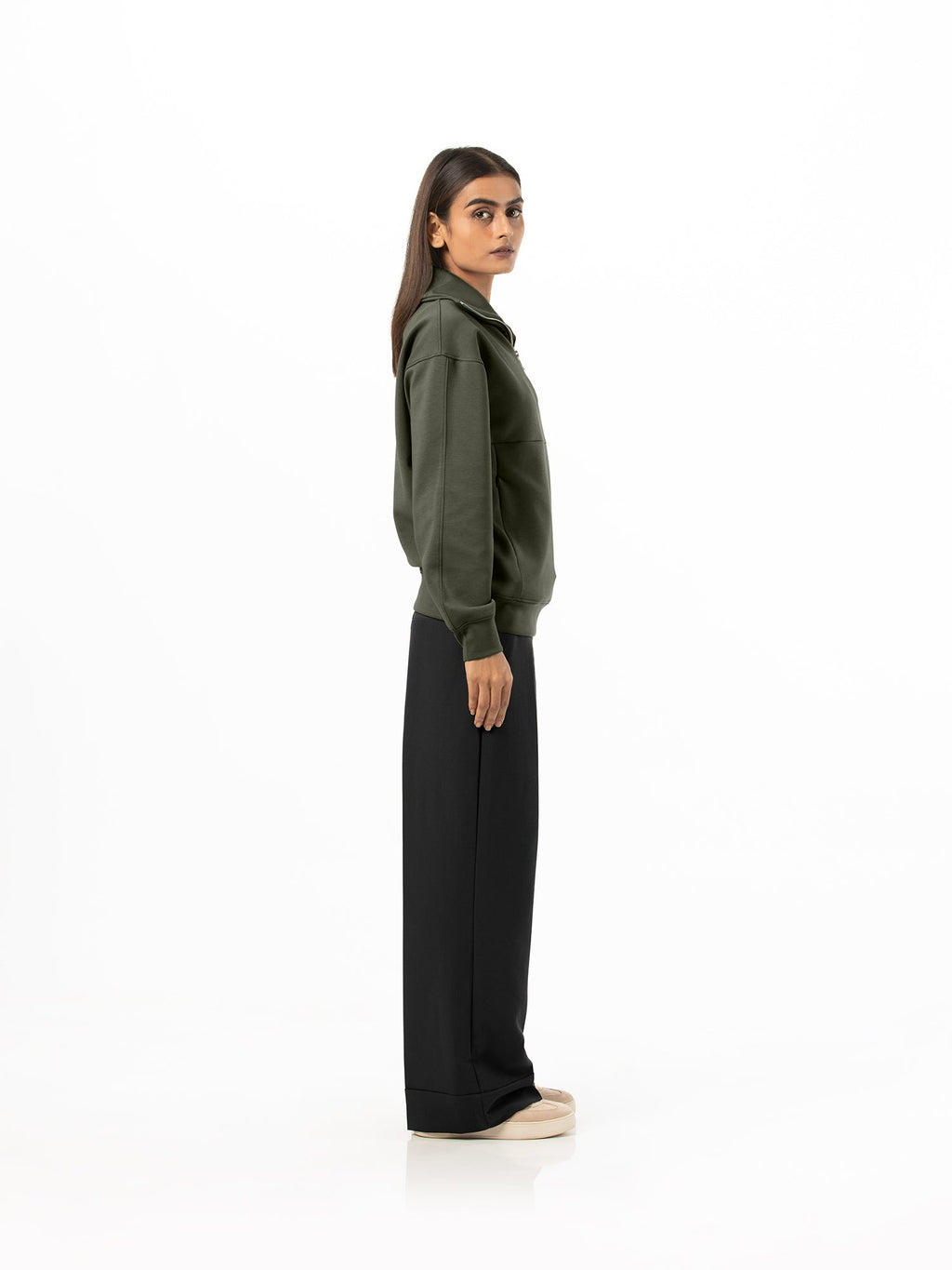 Quarter-zip sweatshirt