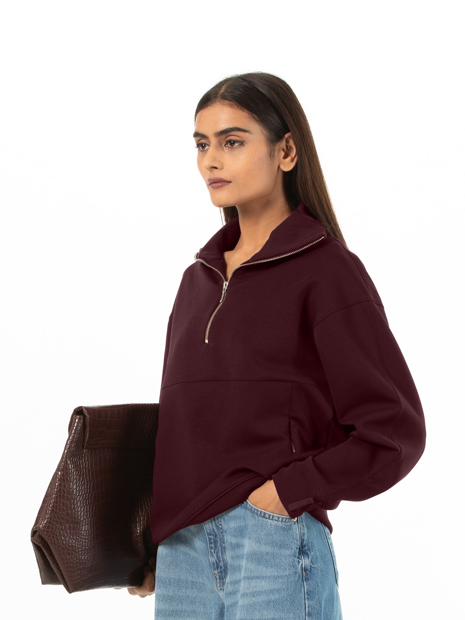 Quarter-zip sweatshirt