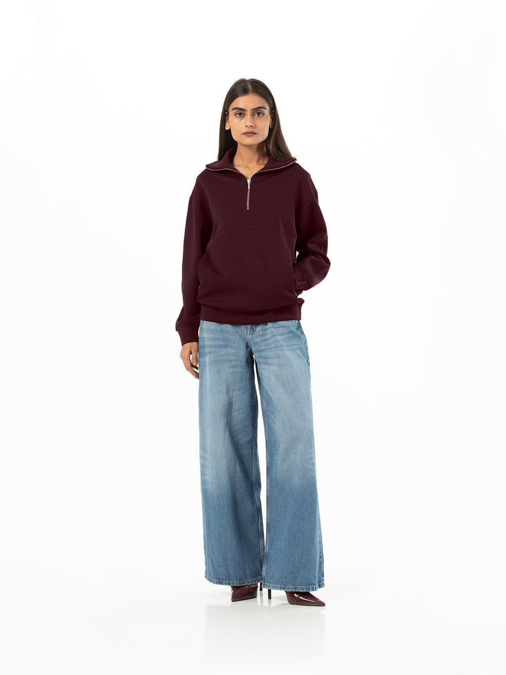Quarter-zip sweatshirt