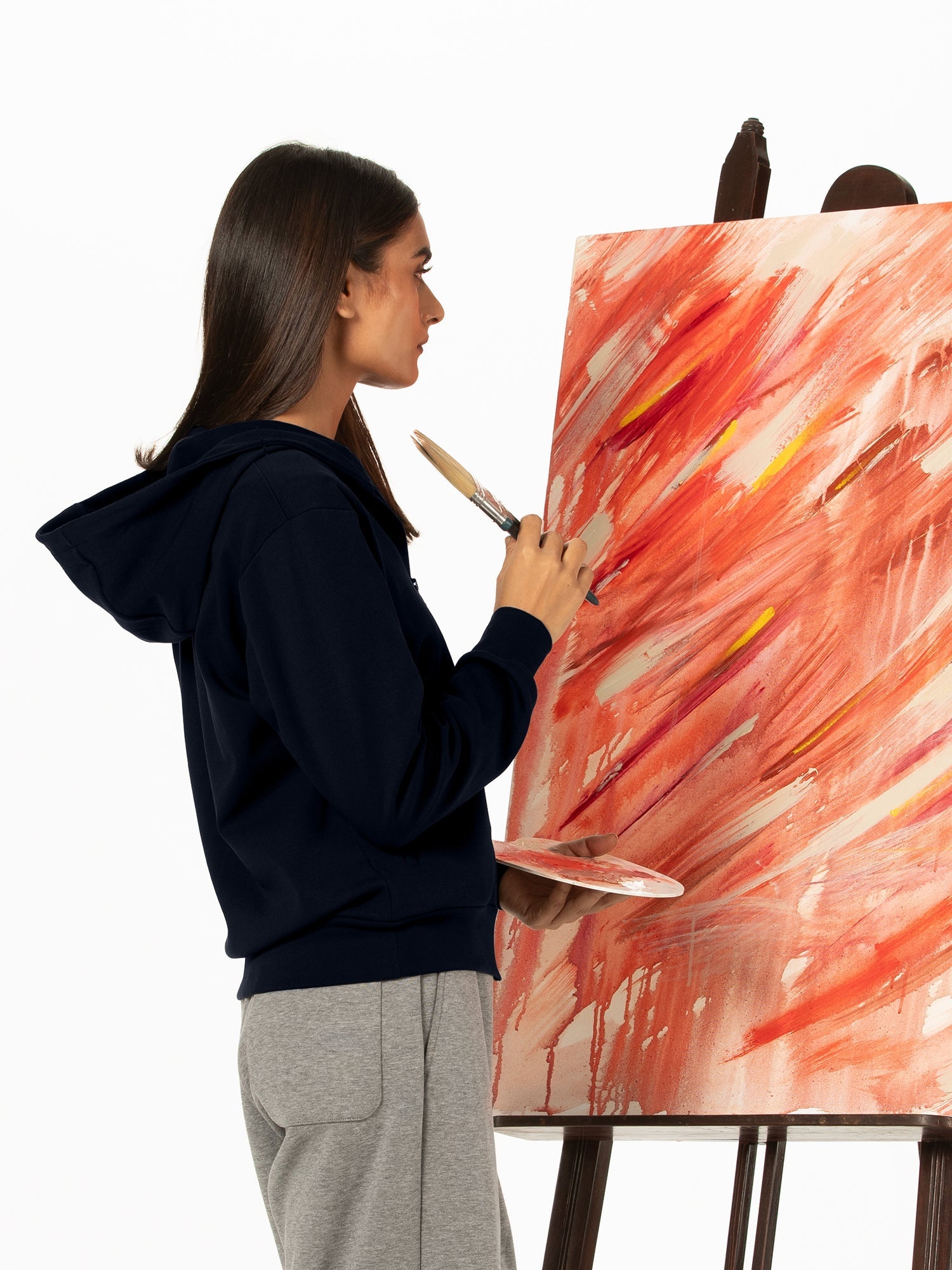 Zipper hoodie